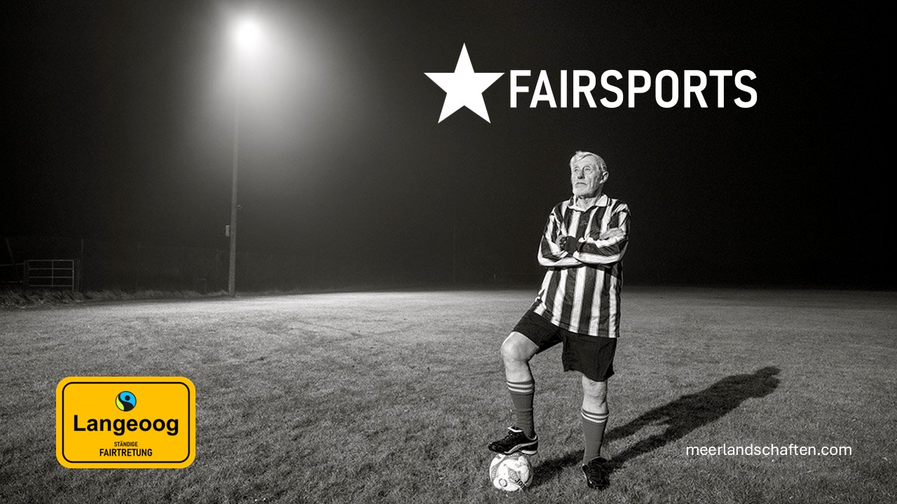 Übersichtskarte von Langeoog mit der Aufschrift Moin